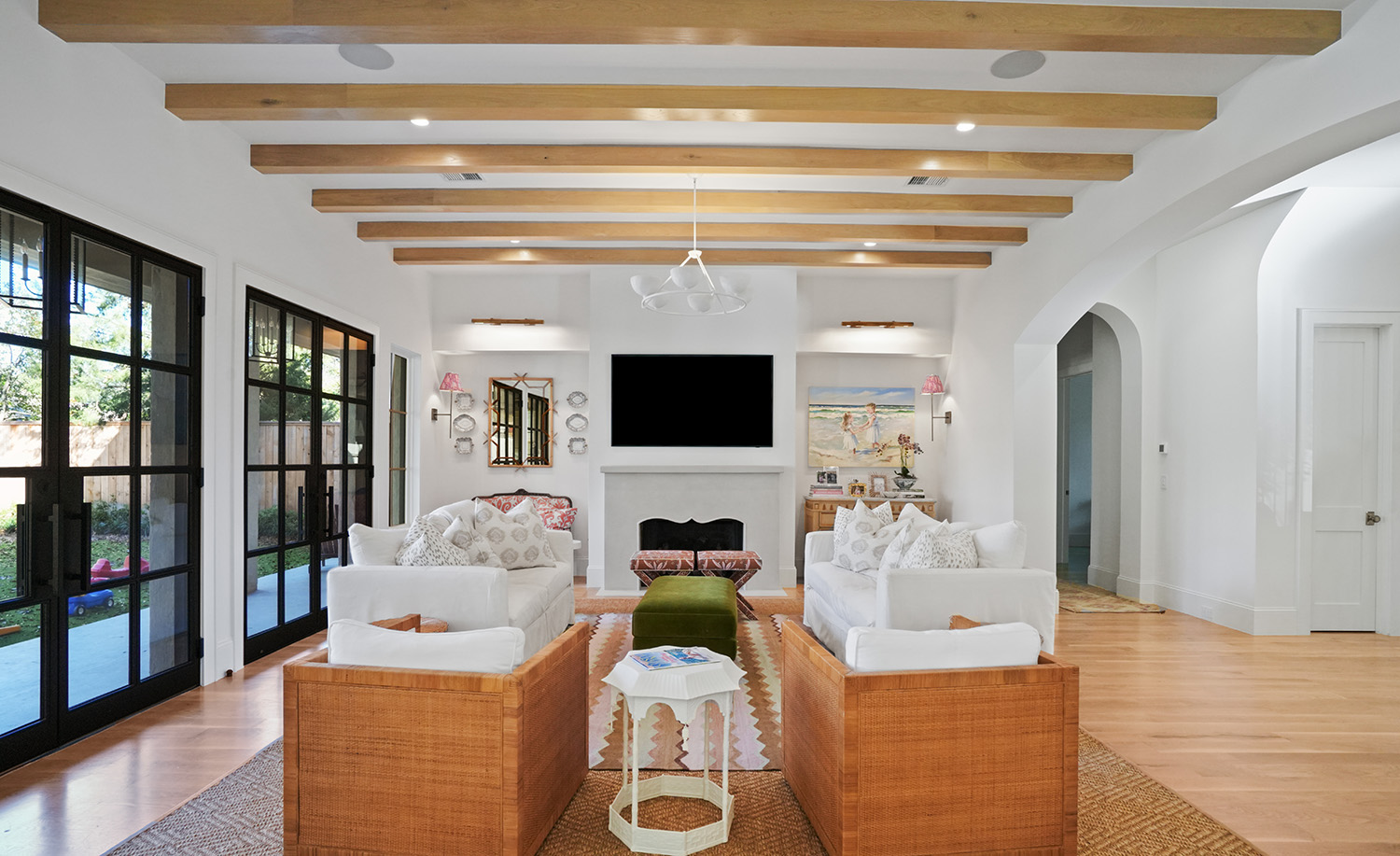 Family room view